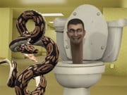 Play Python Snake Kill Skibidi Toilet Backrooms Game on FOG.COM